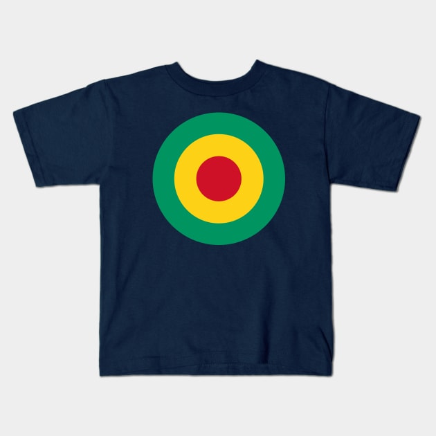 Guinea Air Force Roundel Kids T-Shirt by Lyvershop